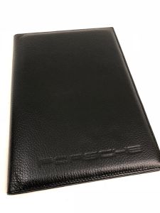 PCG-480-500-00 Leather Document wallet, Black, for Porsche 911, 959, 944, 968 and 928 (1990- onwards)  