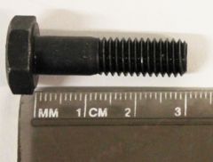 NLA-074-034-01 M8 x 30mm DIN931 Bolt with 14mm Hex Head and Shank. Made in Germany, Black Oxide Finish 90007403401