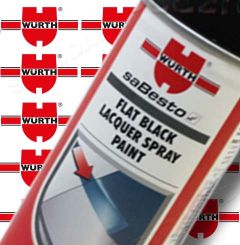 NLA-095-052-00 Wurth Matte Black Spray Paint  