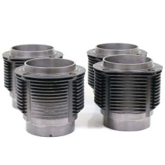 NLA-103-901-85 Big Bore 86mm 1720cc Piston / Cylinder Set of Four, for 356C 356SC and 912. Cast Iron Cylinders with Balanced Cast Aluminum Pistons