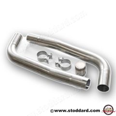 NLA-111-004-00-SS Stainless Tail Pipes Set for 912 using our Stoddard Sport Exhaust.  Exits Through Left Bumper and Configurable for Right Bumper Too.   
