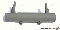 NLA-111-010-00 Dual Exit Exhaust Muffler for all 356A  61611101000  