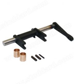 NLA-116-073-00 Clutch Fork Kit for 741 Transmissions includes clutch fork, smooth shaft, 2 bushings for case and 4 roll pins  64411607300 74111607300   