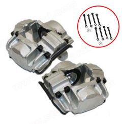 NLA-351-965-10-FRT Brake Caliper Set, Front for 356C 1964-1965 and 911 912 up to 1968 with Solid Unventilated Rotors.  New, No Core Charge  