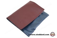 NLA-460-420-BLU Cover for Driver's Owners Manual, Maroon with Blue interior vinyl  644460420 blu   