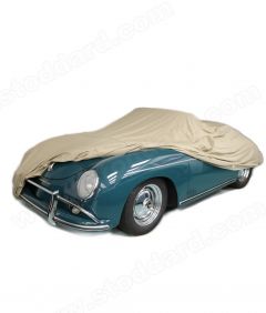 NLA-501-356-01 Car Cover, Soft Tan Flannel. For Indoor Use.  Fits 356 with one mirror on door.   