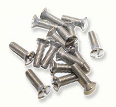 NLA-521-009-00 16-piece Stainless Steel Seat Recliner Screw Set for 356A, Polished for Correct Concours Finish.  64452100900  