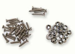 NLA-531-003-00 Stainless Door Panel Screw and Washer Set. one kit per car. Fits all 356.  64453100300  