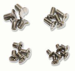 NLA-541-041-00 Stainless Windshield Frame Screw Set, Fits Roadster and Convertible D