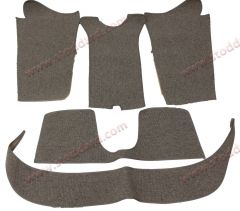 NLA-551-016-00 German Square Weave Carpet Set for 356 Roadster. Special Order, Specify Color in Order Comments  64455101600  