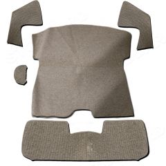 NLA-551-016-00-600 German Square Weave Carpet Set,  Grey. Fits 356 Roadster 17 piece set. Special Price for In Stock Item. 1 available at this price.  64455101600 600   