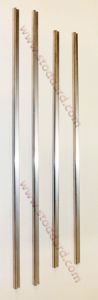 NLA-551-181-00 Aluminum Strip at Door Opening. Set of 4. Fits 356, 356A. Final Finishing Required.  64455118100  