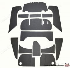 NLA-551-981-07 Engine Compartment Sound Insulation Kit for 356A T2, 356B, and 356C Cabriolet 15 pc  64455198107  