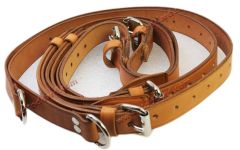 NLA-555-311-00-TAN Tan Leather Interior Luggage Strap For 356 and 911 912 up 1973 - Set of Two  64455531100  