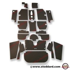NLA-556-510-00 Complete  Interior Body Sound Insulation/ Sound Deadening Kit. Fits 356B T5 Coupe.   64455651000  