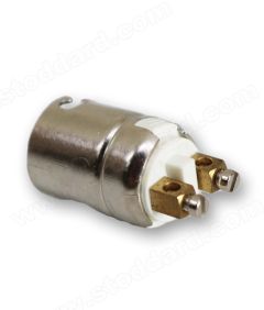 NLA-631-009-05 2 Pole Socket For BAY15D bulbs, Fits Beehive and Teardrop Lights  