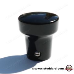 NLA-645-013-00-BLK Black Blaupunkt Radio Knob. New German Production. Matched to NOS. Fits 356  64464501300  