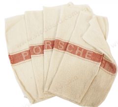 Porsche Shop Towel - Package of Five Towels. A Perfect Addition to your Toolkit! NLA-721-915-01  