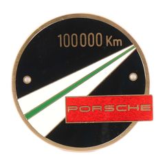 PCG-100-000 100000KM Kilometer Grille Badge PCG100000