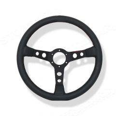 PCG-347-084-10 Porsche MOMO Sports Steering Wheel, Black Stitching  PCG34708410