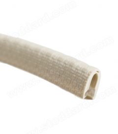 PCG-543-423-00 Rubber Off White Pinchweld Edge Protection Trim, 31cm Pre Cut Length. Fits 911 912 1965-1989  