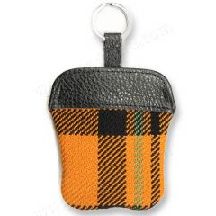 PCG-914-100-10 Key Case, Orange and Yellow Tartan  