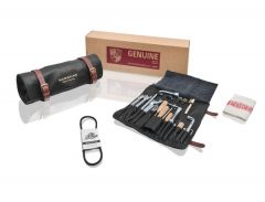 PCG-547-721-10 Porsche Classic Tool Bag and Kit (16 pieces); suitable for all Porsche 356 Carrera (1955 to 1965).