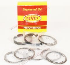 SIC-103-187-60 Deves 1876 Piston ring set, 2.0 liter 911T (w/Kolbenschmidt) 80mm-2.00, 2.00, 4.00. Fits 1968-1969.  
