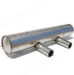 SIC-111-011-SPQ Stainless Steel Sport Muffler for 914-6. Quiet Version Made With More Baffling