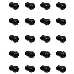 SIC-182-003-36-SET Black Aluminum Lug Nut Set (20) for Porsche Alloy Wheels