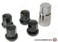SIC-182-003-99 Alloy Wheel Lock Set with Socket. Set of Four. Very Subtle—They Look Just Like Normal Lug Nuts!   