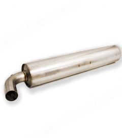 SIC-251-053-C Muffler, Stainless Steel for 914 1.7 1.8, Single Outlet. Made in USA 