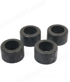SIC-333-110-00 Rubber Bushings, Set of Four, For Rear Torsion Bars. Factory Stock Durometer Hardness Fits 911 1969-1989. 