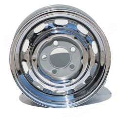 SIC-361-021-20 15x6.0-inch Disc Brake Steel Wheel with Chrome Finish 36mm offset. Made in USA with Factory Tooling. For 911 and 912 Replaces 91136102120