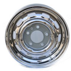 SIC-361-022-20 15x5.5-inch Disc Brake Steel Wheel with Chrome Finish. 42mm offset. Made in USA with Factory Tooling. For 356C 911 912  90136102220  