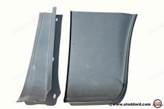 SIC-503-031-25-SET Lower Front Fender Repair Panel Set, Left, with Inner Support Flange.  Fits 911 912 1965-1968  
