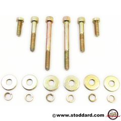 SIC-505-008-02 Front Bumper Guard Hardware Set 911 912 1965-68. 18 piece set.  90150500802  