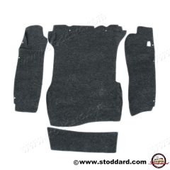 SIC-551-991-60 Front Trunk Carpet Mat Set, Charcoal Perlon with Snaps. Fits 911 1969-1973   