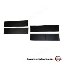 SIC-555-508-00-700 Pillar Cover Set for A and Upper B Pillars, Black Vinyl. Fits 911 912 1965-89 