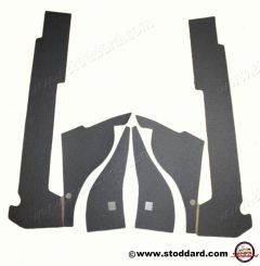 SIC-556-500-23 Interior Sound Insulation Kit for Gunwales and Inner Rear Fender. Fits 911 912 1969-1973 Precision Cut out of Felt Acoustic Insulation.   