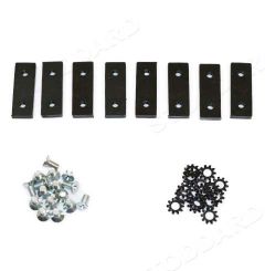 SIC-565-700-KIT Targa Top Restoration Kit  Includes 8 threaded plates, 16 screws and star washers.  