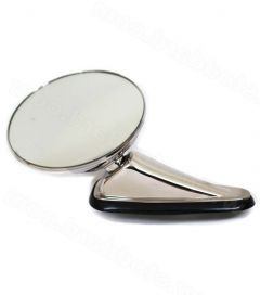 SIC-731-001-20 Durant Mirror, Small. Convex  Lens, With correct Made in Germany Stamping. Fits late 356B T-6, 356C, and early 911 912 90173100120  