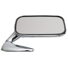 SIC-731-014-06 Small Chrome Flag Door Mirror, Right, With Base And Hardware Fits 911 1971-1973 91173101406
