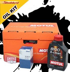 SIC-996-OIL-CHG Oil Change  Kit for 996, 997, 986 1997-2009. Featuring Motul 8100 Oil, Mahle Filter.   