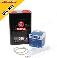 SIC-OIL-CHG-914 Oil Change Kit for 914 4-Cylinder, Featuring Motul Classic Oil and a Mahle Filter, Gaskets and Seals. Everything You Need in a Money-Saving Package Deal! 
