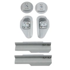 SMS-505-14-06 Front And Rear Seat Mount Set For 356B T6 And 356C Manufactured By Simonsen
