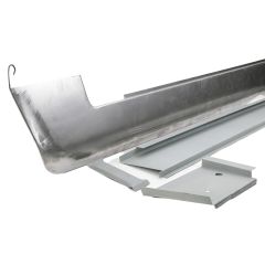 SMS-51-323-FIN Rocker Panel for 356 Pre A, Left Side, Fully Curved. Manufactured by Simonsen.