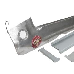 SMS-51-324-FIN Rocker Panel for 356 Pre A, Right Side, Fully Curved. Manufactured by Simonsen. 