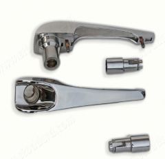 901-531-061-21-SET Door Handle Set, Left and Right,  Restored With Show Chrome Plating. For 911 912 1968-1969 90153106221  90153106121
