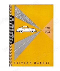 WKD-460-020 Driver's Owners Manual 356A Porsche Factory Reprint  